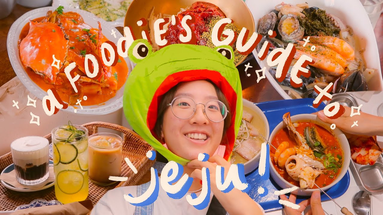 what i eat in a week in jeju, korea! 🦑🍽 a foodie's guide to the best cafes, restaurants & markets