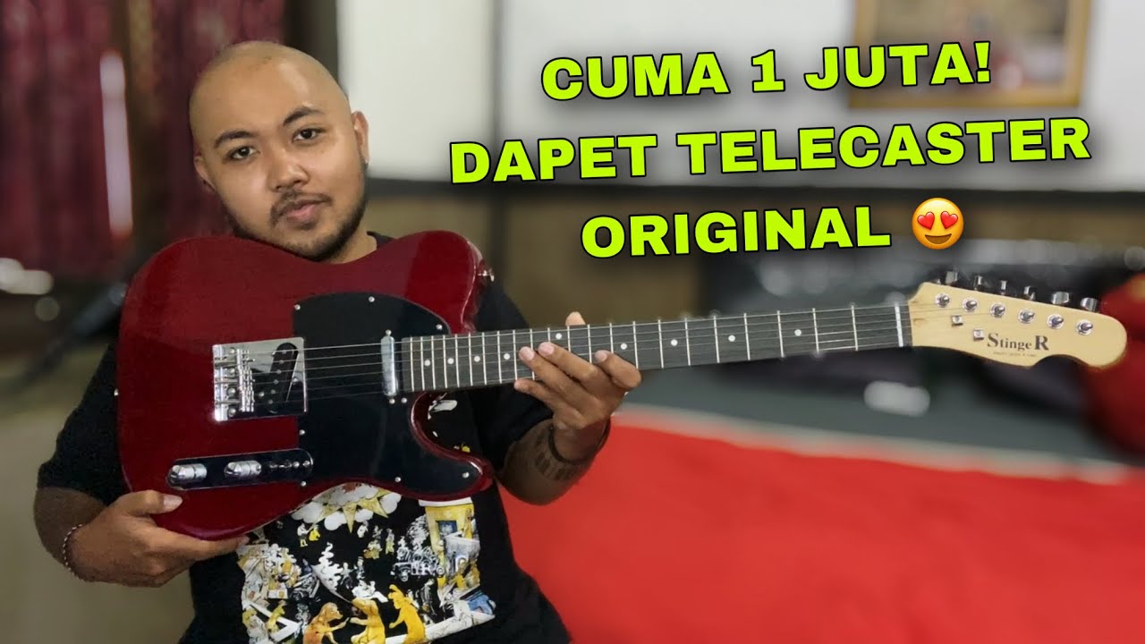 Gitar Elektrik Fender Telecaster Ori Cuma 1 JUTA?