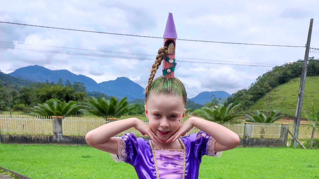 Cabelo maluco 💜Torre da Rapunzel💜