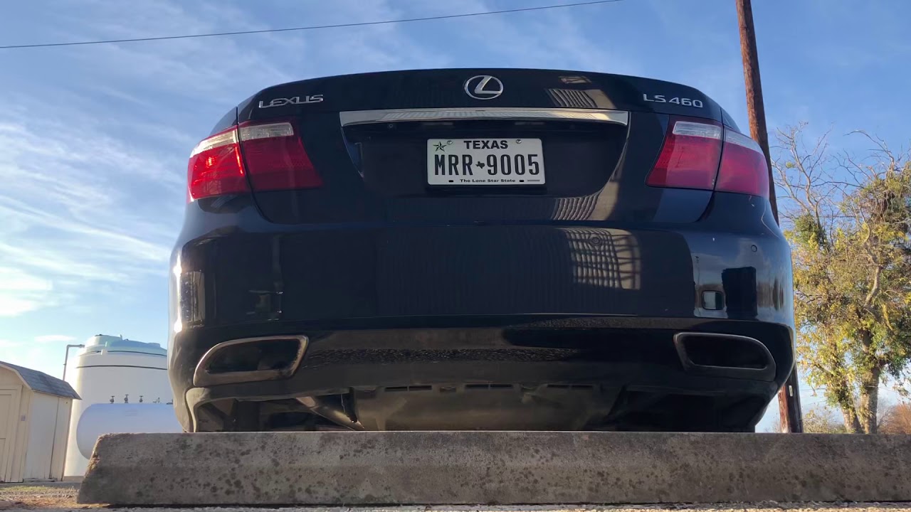 Lexus LS460 Straight Pipe Exhaust