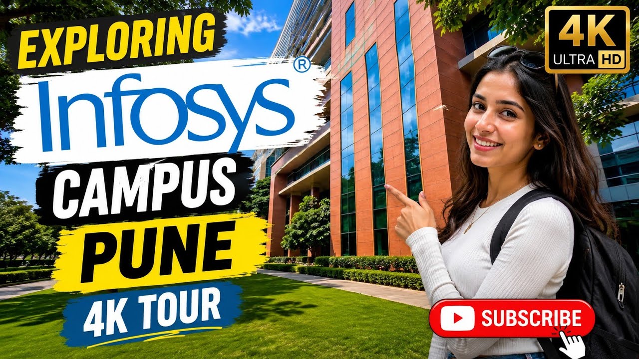 🔥 Exploring Infosys Pune Campus | Comparing with US Tech Companies🇺🇸🇮🇳 | 4K Tour 2026