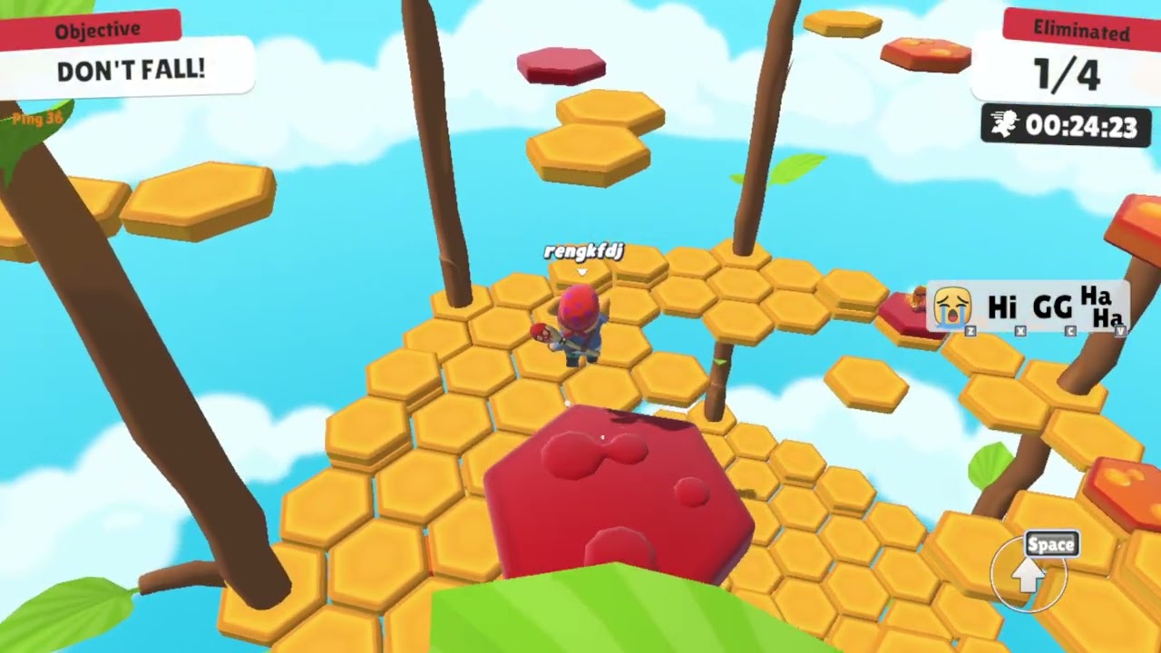 Playing Stumble Guys