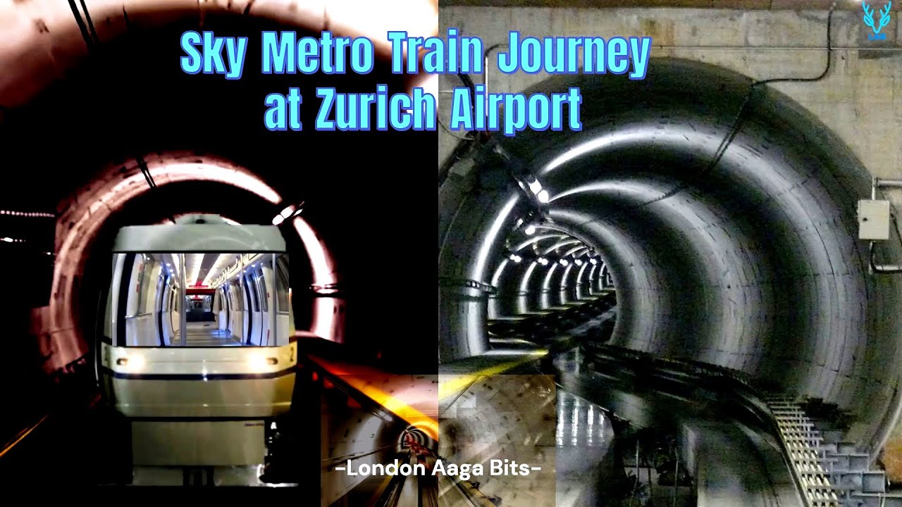 The Rise of Zurich Airport Skymetro Train Journey | Zurich Airport Skymetro #zurich #flughafenz&uuml;rich