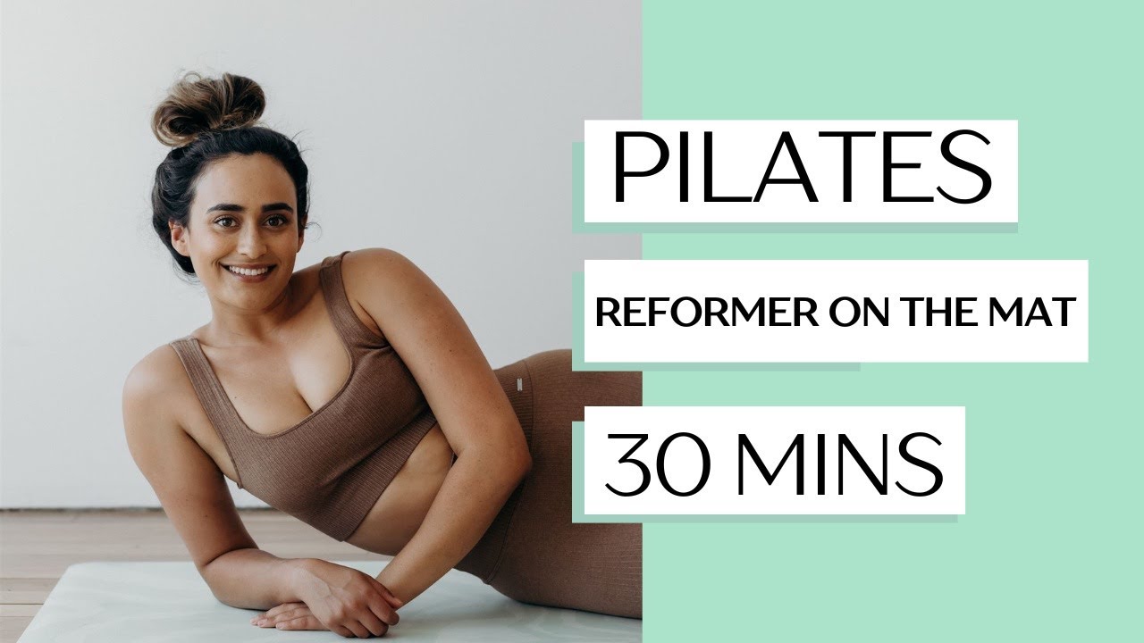 30-Minute Pilates Reformer Workout on the Mat with a Resistance Band