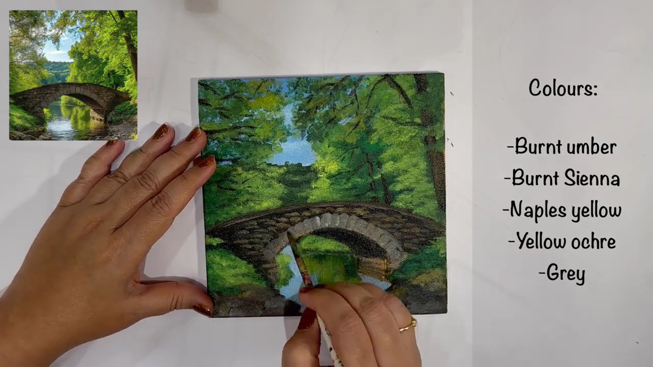 Harmony of Nature :: Mini Canvas Painting