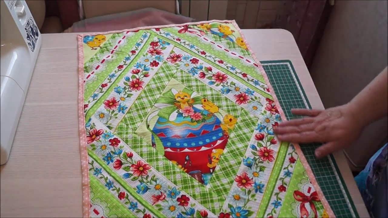 ДОРОЖКА ДЛЯ ПАСХАЛЬНОГО СТОЛА /ШЬЁМ САМИ/