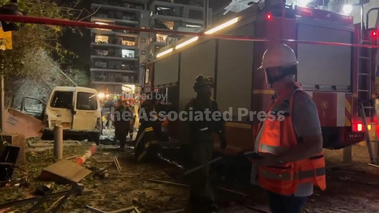 Rescue operation underway in Ramat Gan as 15 people are reportedly trapped inside collapsed building