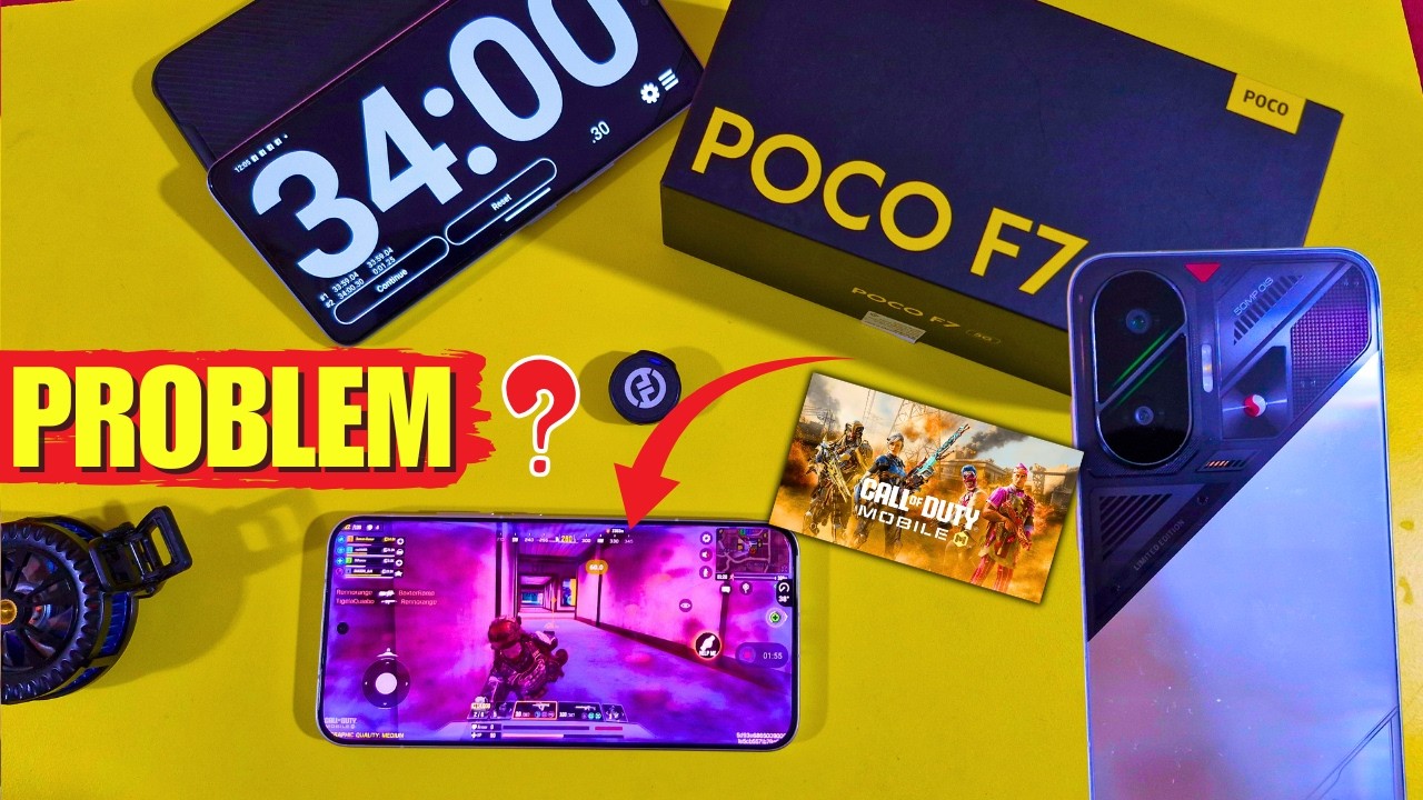 POCO F7 COD 90 FPS Call Of Duty Full Gaming Test with FPS Meter - RAW Video