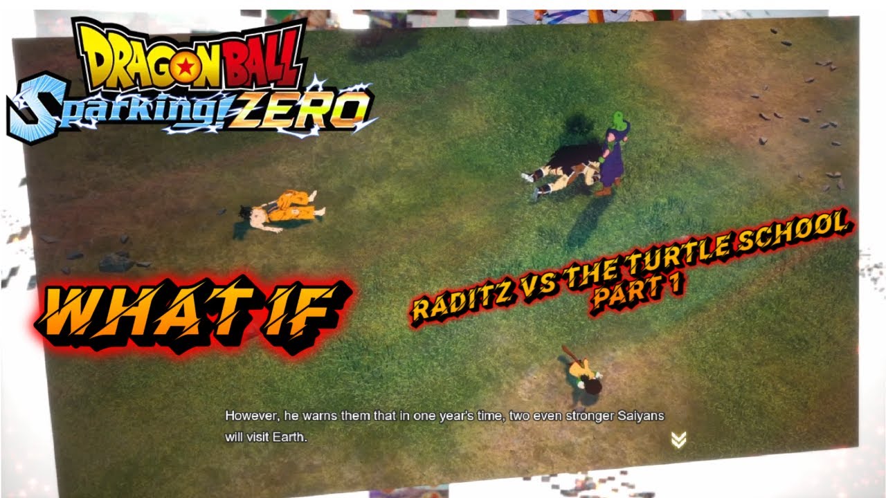 Dragon Ball: Sparking! ZERO: WHAT IF Goku Survives vs. Raditz (Raditz vs  The Turtle School Path)