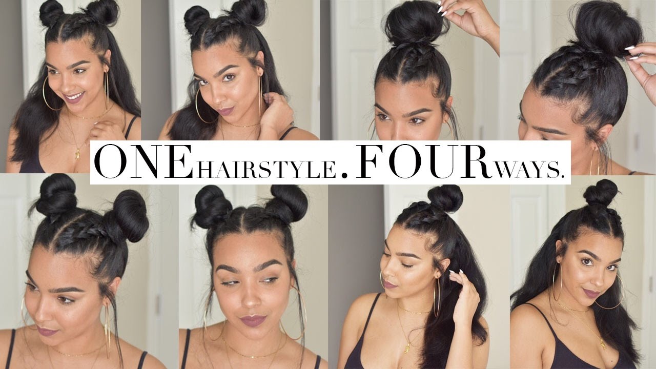 One Hairstyle FOUR Different Ways! | Talk Through Tutorial