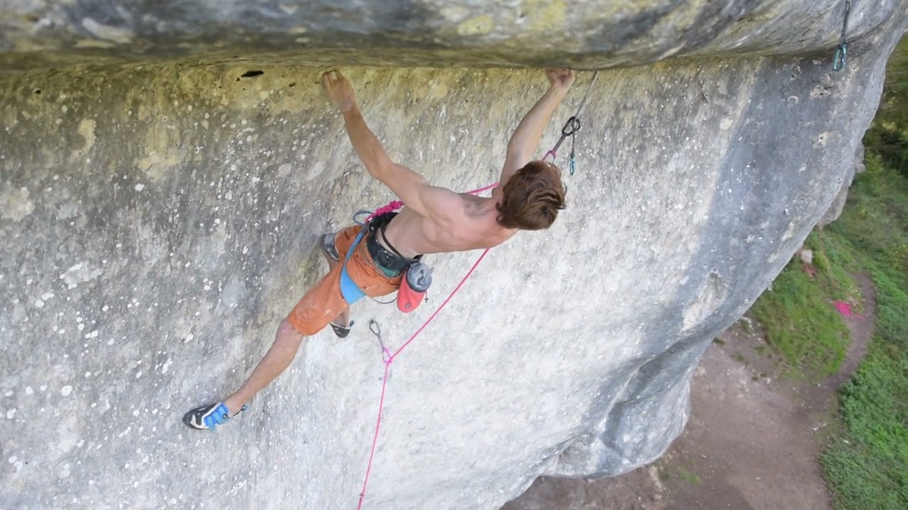 Hugh - First French 9a - Sending Footage