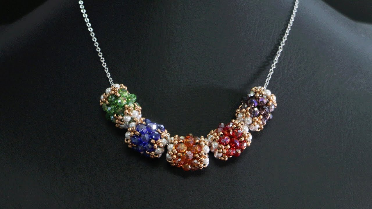 How to make beaded bead. Jewelry making