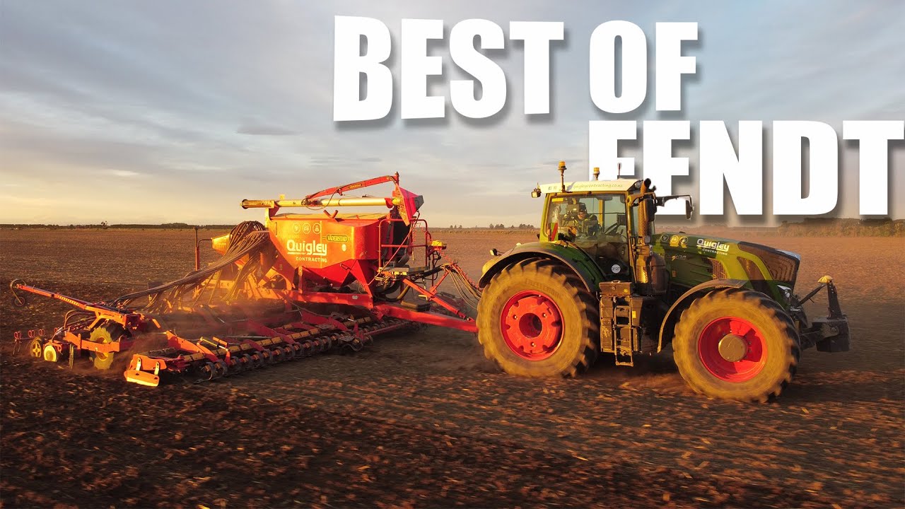 Big New Zealand FENDT Tractor Farm!
