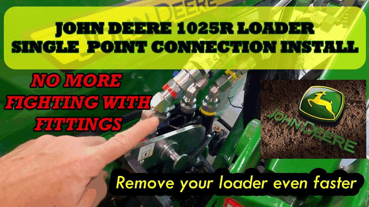 JOHN DEERE 1025R | Single Point Connector Deere 1023e/1025r/2025r