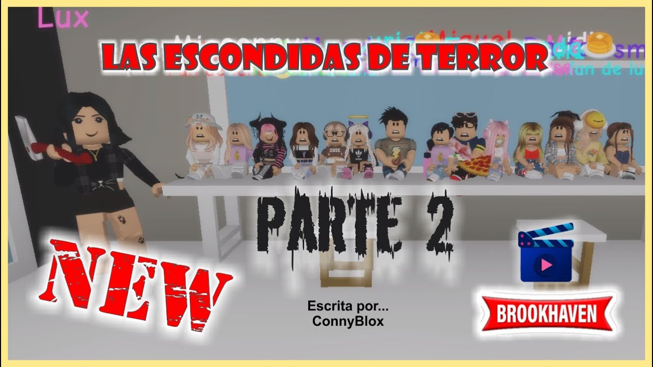 LAS ESCONDIDAS DE TERROR 2🎥 Roblox Brookhaven MinPelicula #Robloxenespañol #Brookhaven #robloxterror