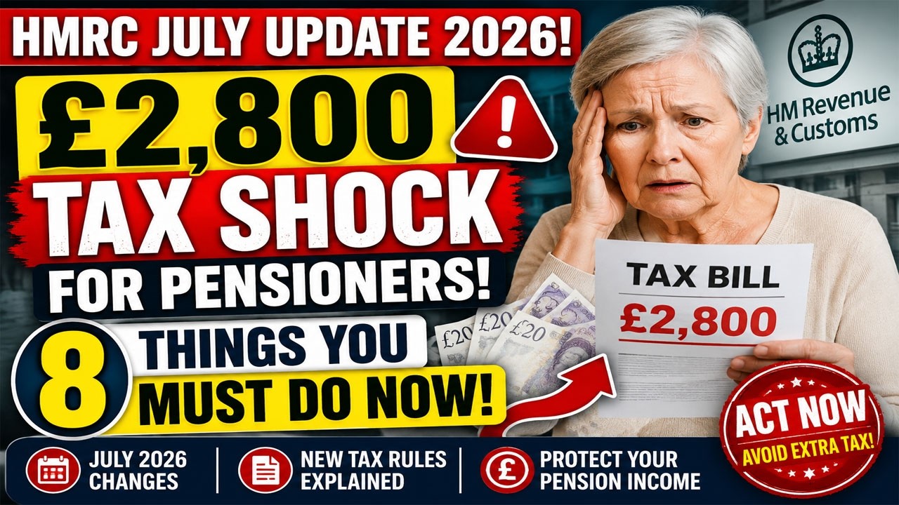 🚨 Обновление HMRC за июль 2026 г. | Налоговый шок для пенсионеров на &pound;2800 | 8 вещей, которые нуж...