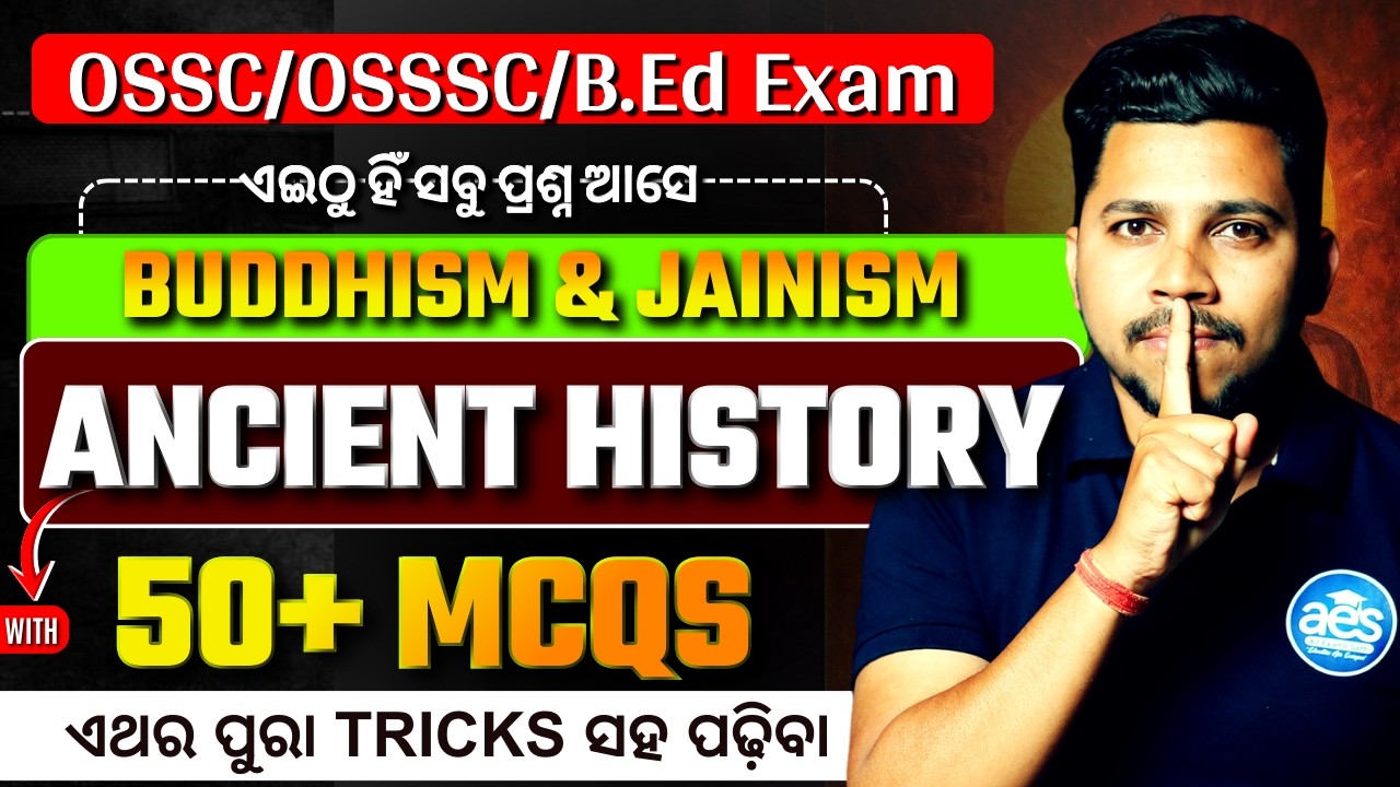 Ancient History One Shot 📜 | Buddhism & Jainism Complete Revision For OSSSC OSSC Exam By Tushar Sir