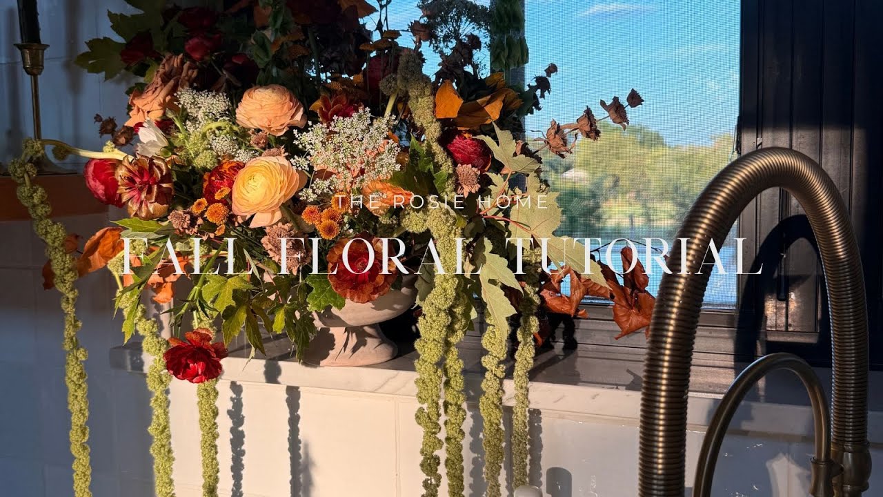 Fall Floral Design Tutorial | Easy DIY Autumn Flower Arrangement
