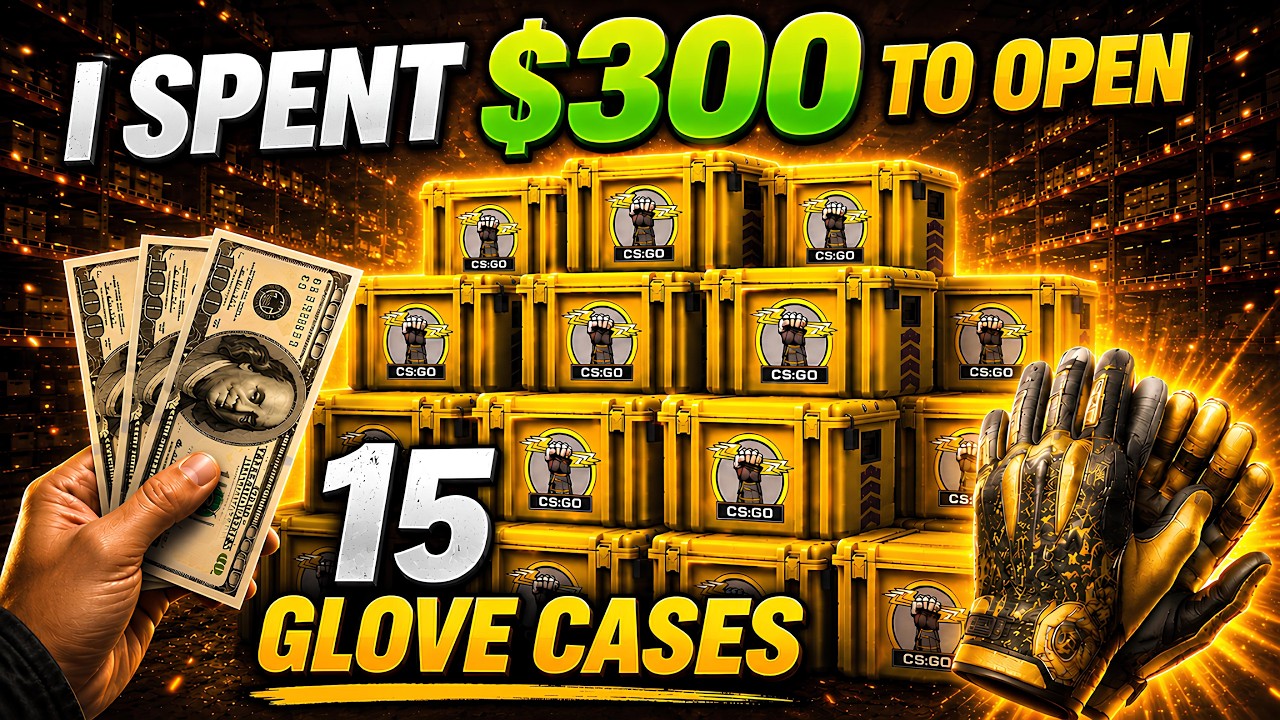 ОТКРЫВАЕМ GLOVE CASE (ПОТРАТИЛ $300)