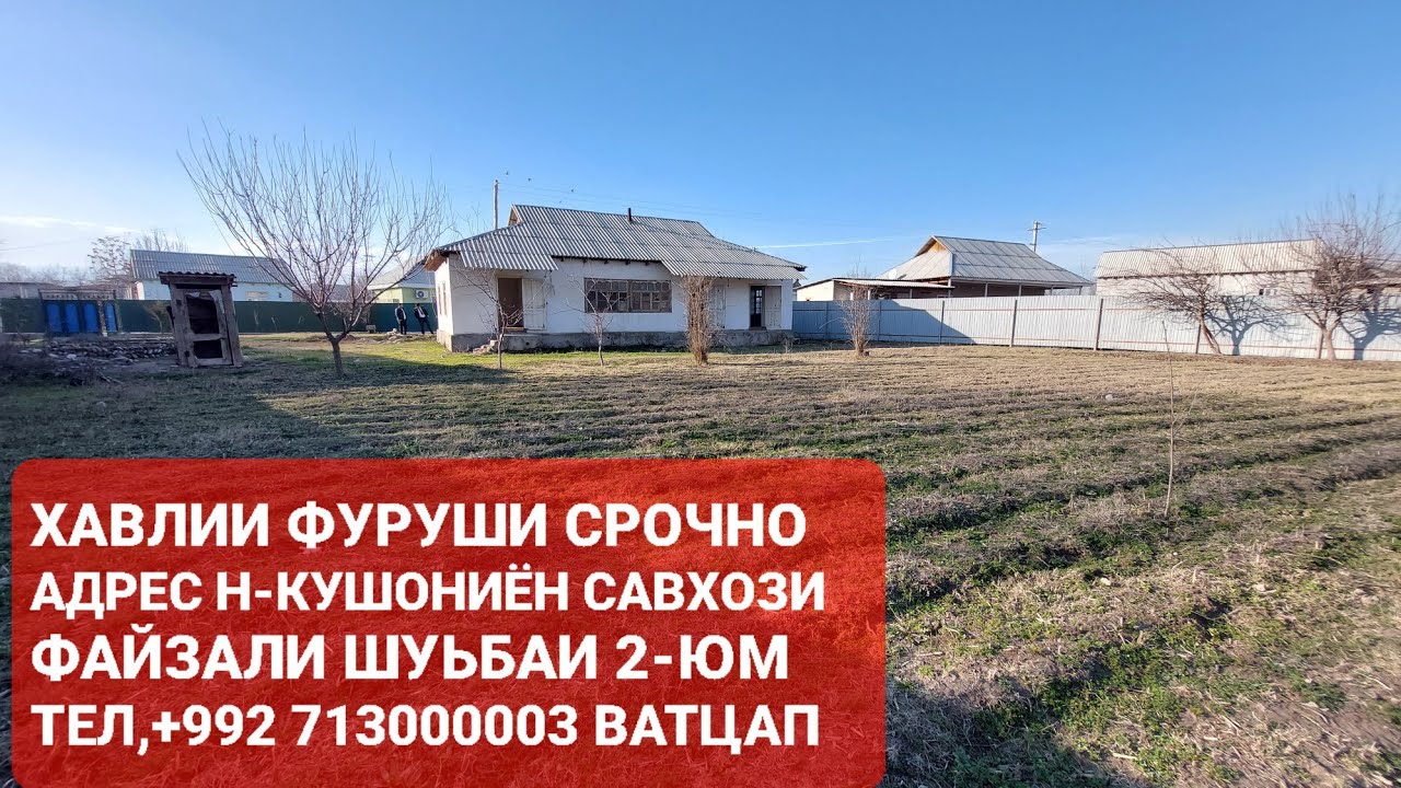 Хонахои фуруши ТЧ. Н-КУШОНИЁН ЧИСЛОИ 24,02,2024,СОЛ.