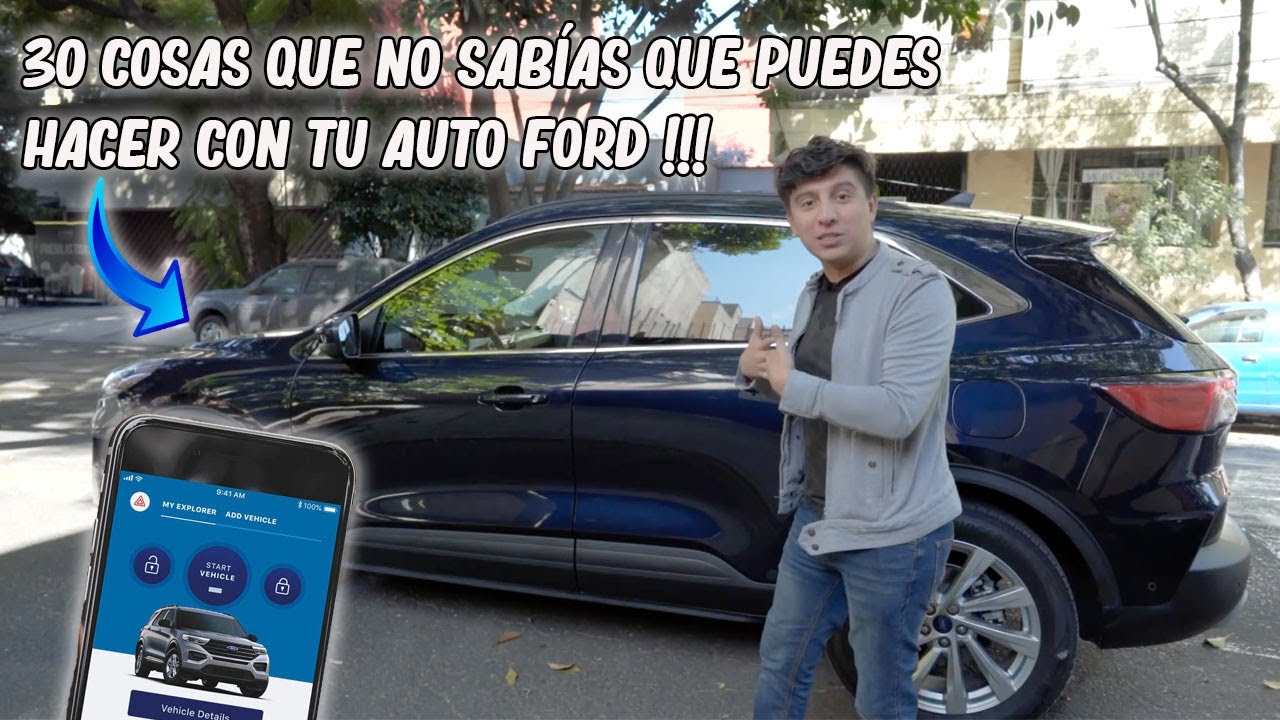 30 tecnologías increíbles de los autos Ford 2022 (Escape Titanium) - Charlypi