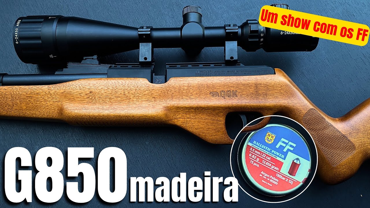 PCP ou canhão? G850 com os chumbinhos FF ficou perfeito 🤌