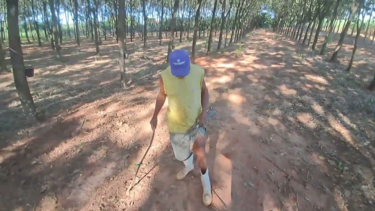 Fazendo um vídeo diferente camera acoplada na cabeça 