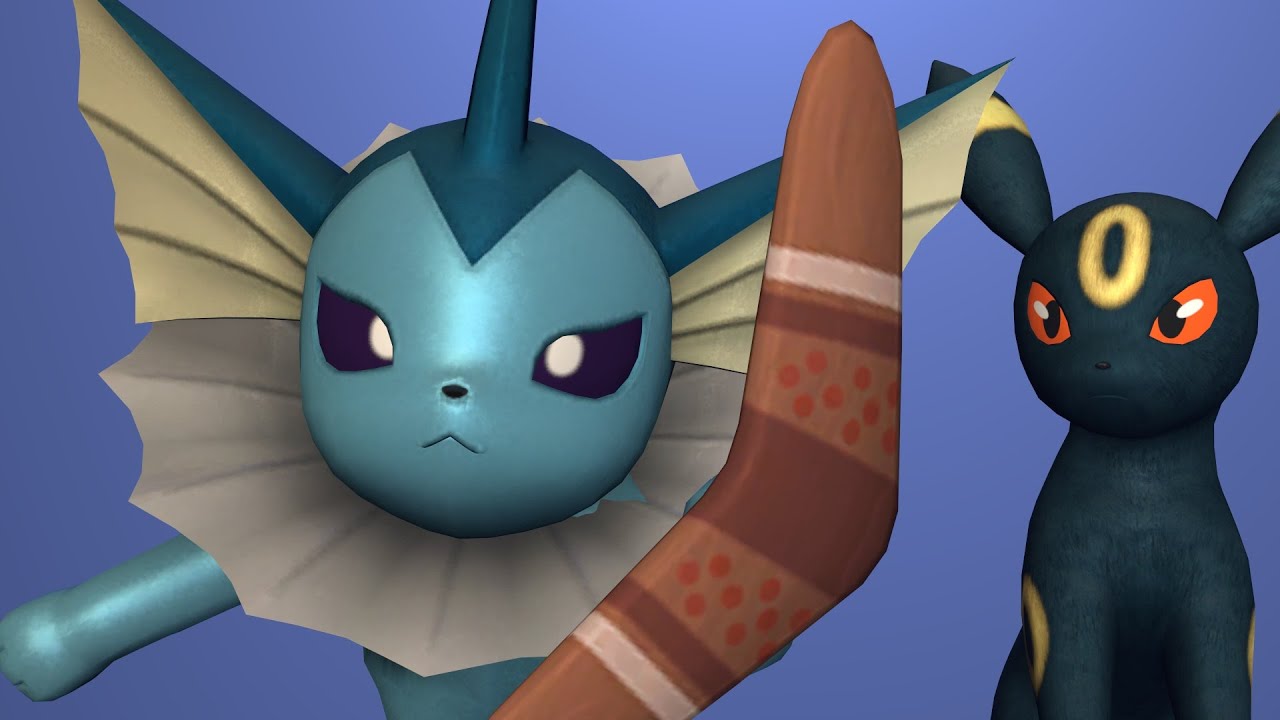 Vaporeon and umbreon boomerang sfm