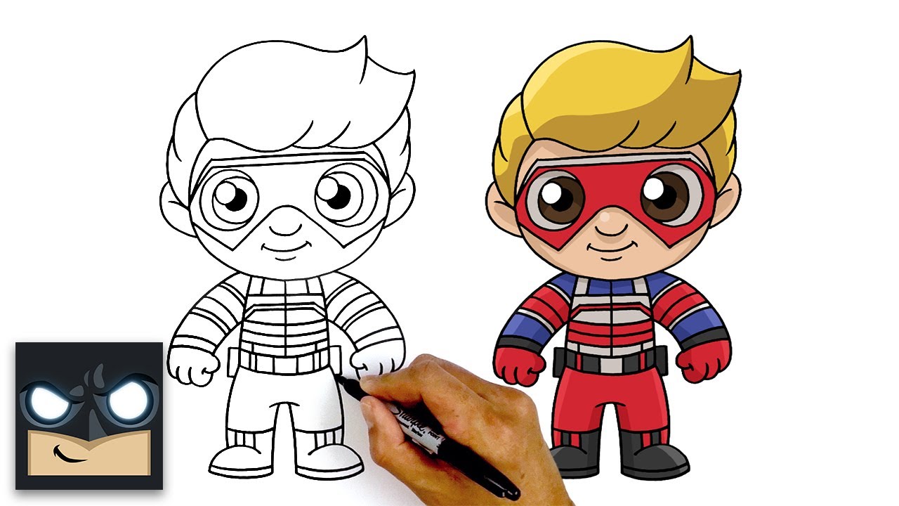 How To Draw Kid Danger | Beginner Drawing Tutorial (Step-by-Step)