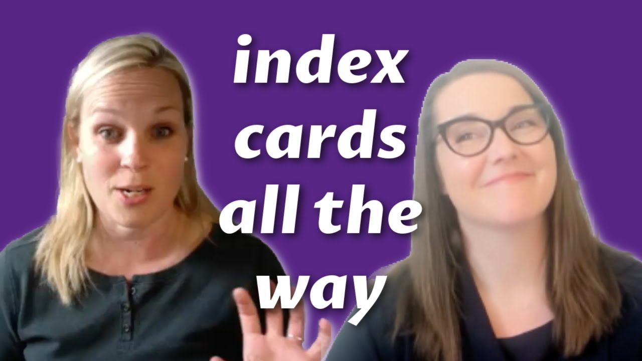 SIMPLIFY your home cleaning plan using index cards - with Abby Wahl