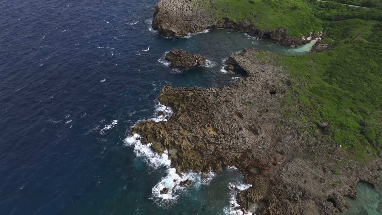 December,2025　宮古島ドローン空撮　伊良部島白鳥崎公園