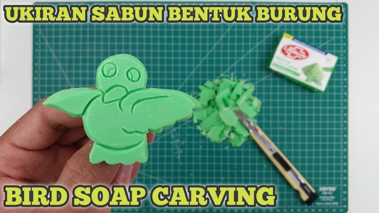 Patung Sabun Burung | Kerajinan Dari Sabun Batang