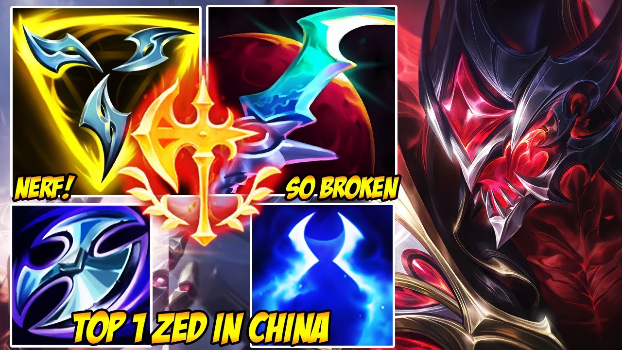 WILD RIFT CHINA TOP 1 ZED - THIS ZED NEVER GAVE THEM A CHANCE