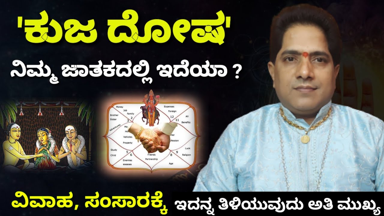 Kuja Dosha | ಕುಜ ದೋಷ |  ಈ ಕುಜ ದೋಷ ಇದ್ದರೆ ಎದುರಾಗುವ ಸಮಸ್ಯೆಗಳೇನು ? ಪರಿಹಾರಗಳೇನು ?