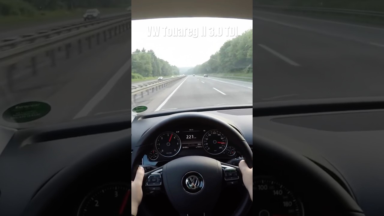 VW Touareg II 3.0 TDI Top Speed Drive