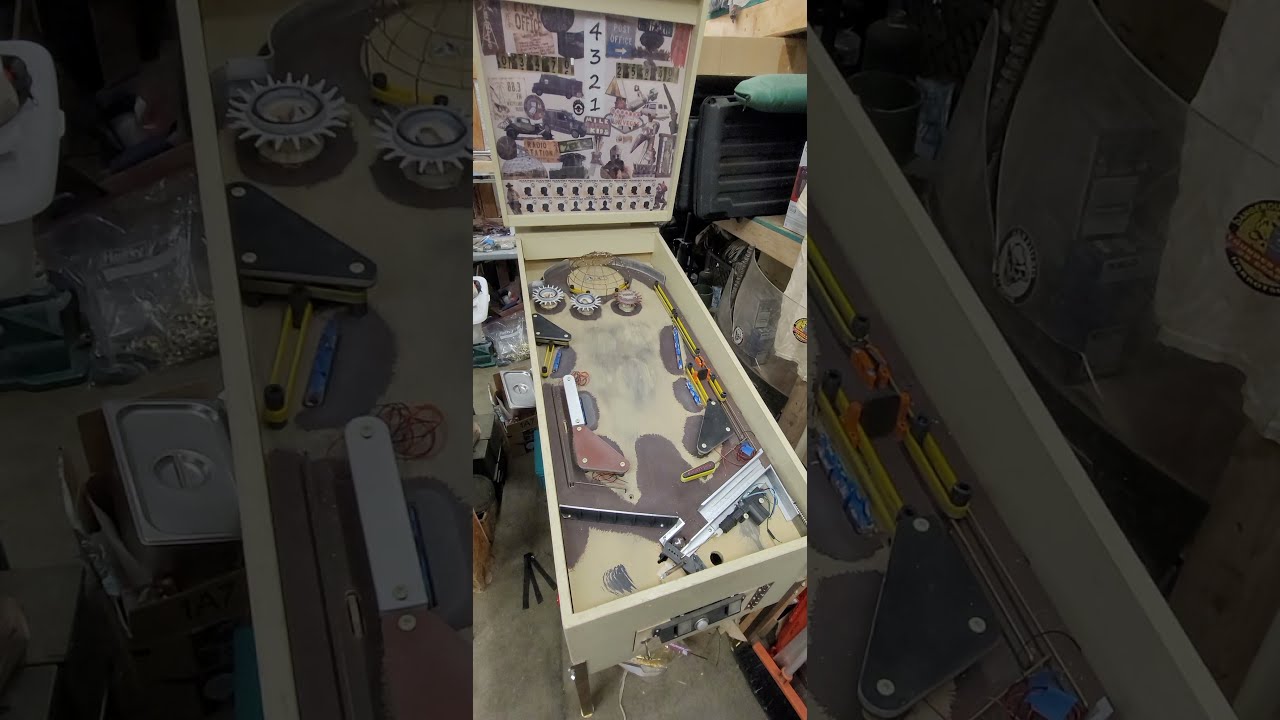 Back to the diy pinball machine project