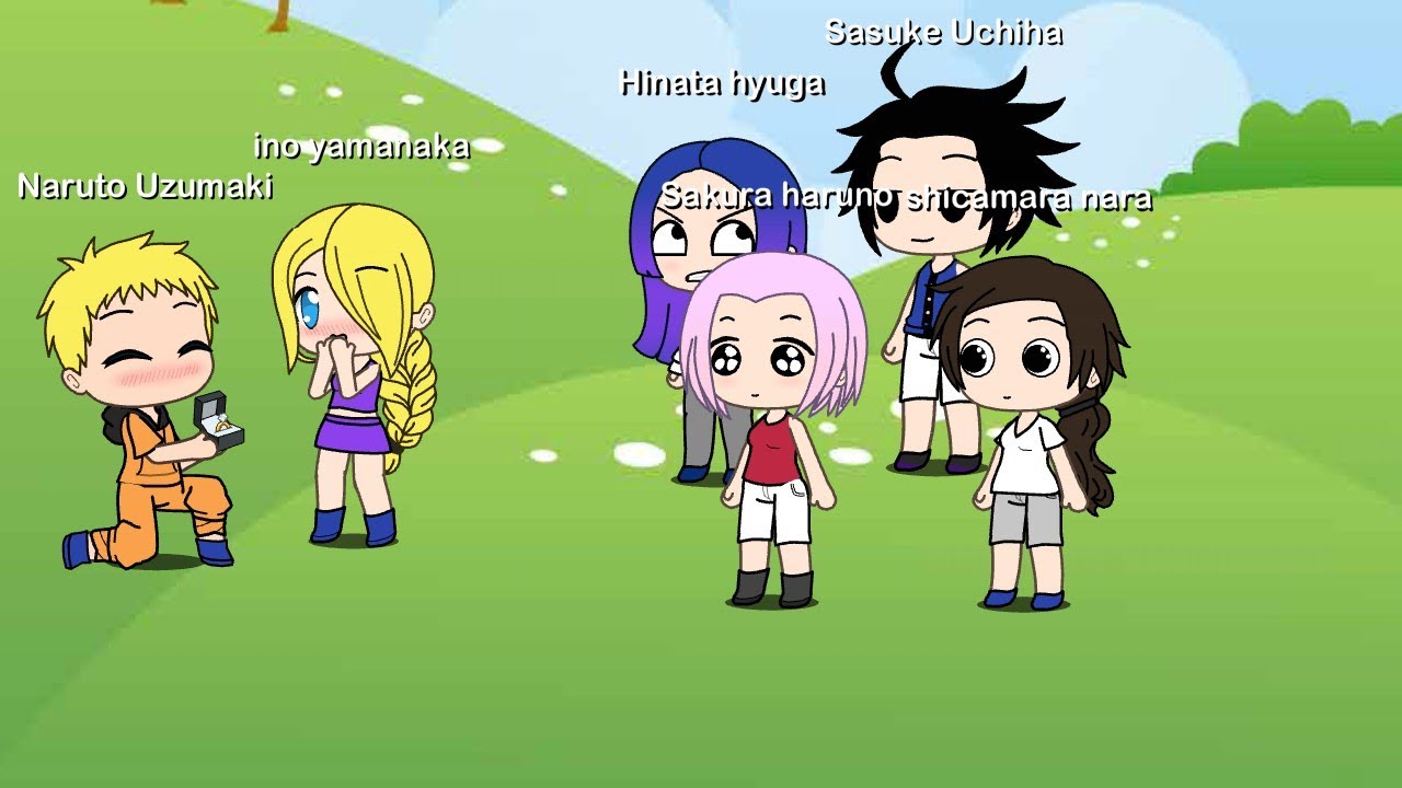 los amigos de Naruto reaccionan al naruino