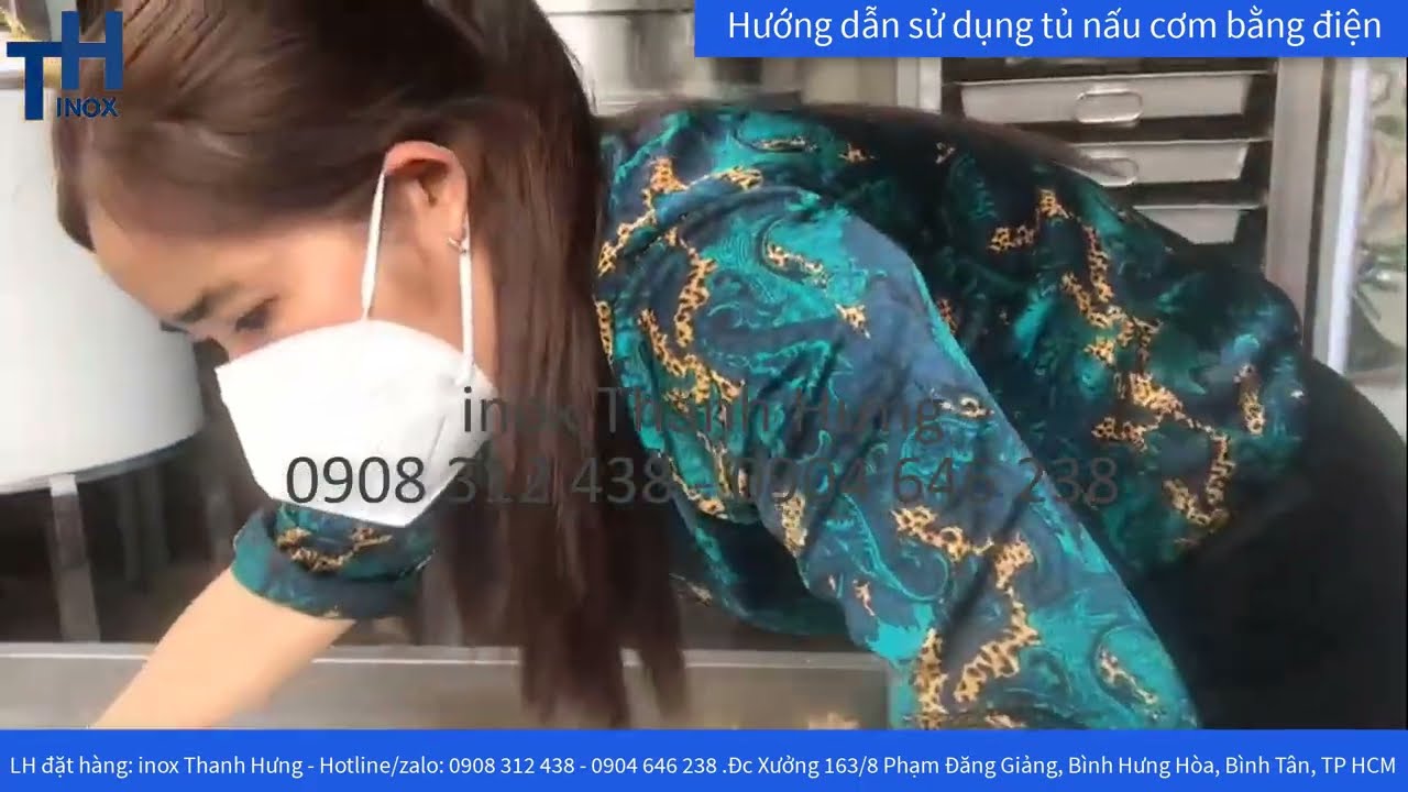 (Hướng dẫn sử dụng) Tủ nấu cơm công nghiệp bằng điện, Tủ cơm công nghiệp bằng điện (CỰC KỲ ĐƠN GIẢN)