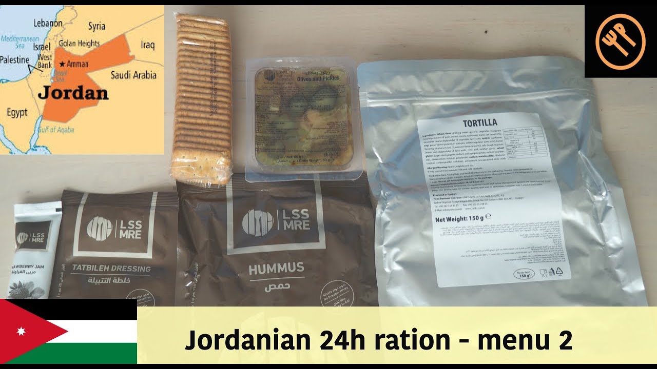 *RARE* Jordanian 24h ration menu 2