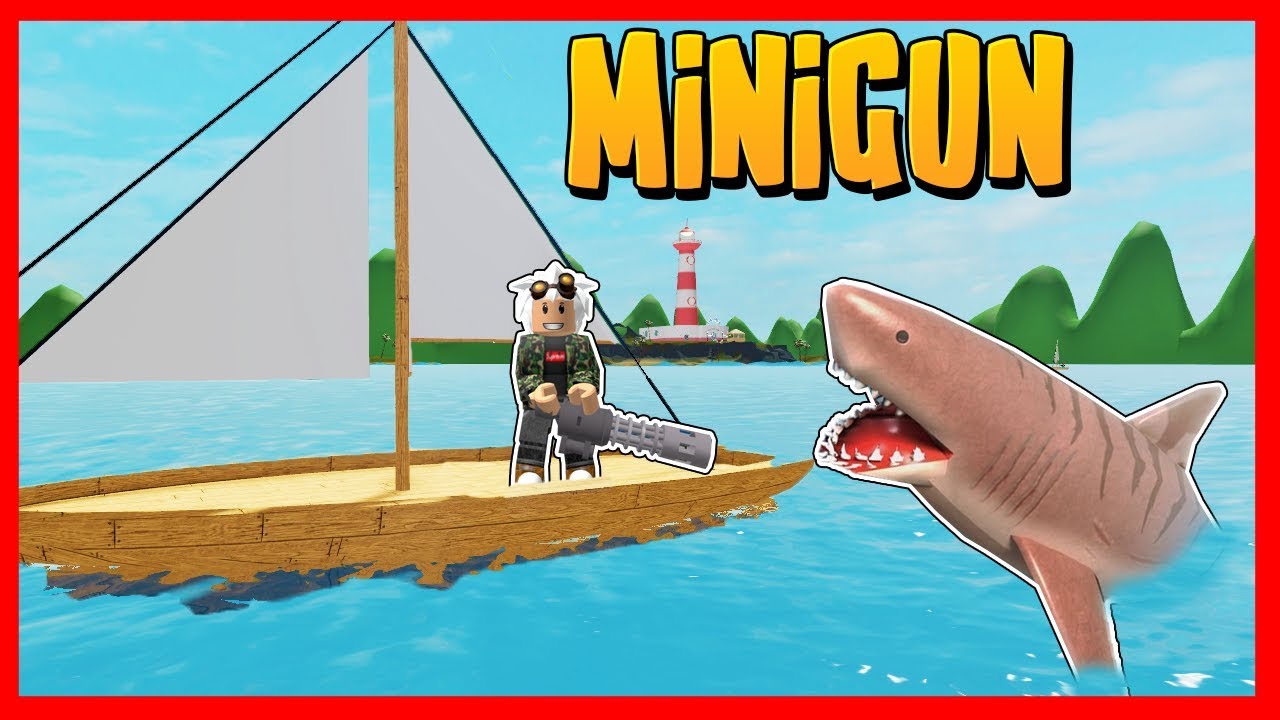 ¡NUEVA MINIGUN! 🔫 SHARKBITE - Roblox