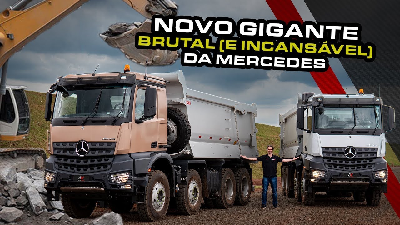 😮Como você NUNCA viu: Desvendamos tudo do Novo Mercedes AROCS (Caminhão BRUTAL OFFROAD 8x4)