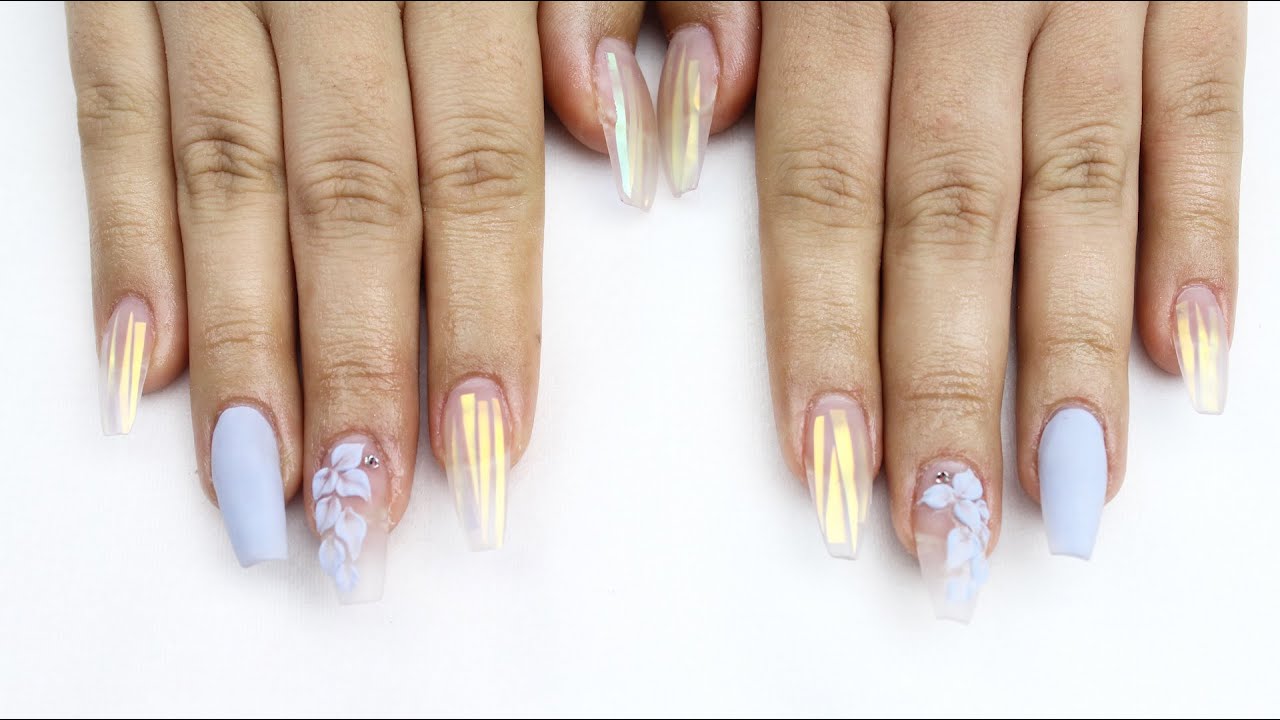 HOW TO: Baby Blue Nails ♥︎