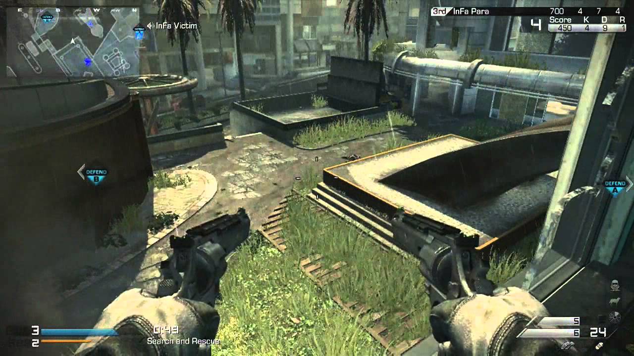 First COD Ghosts Online Trickshot!