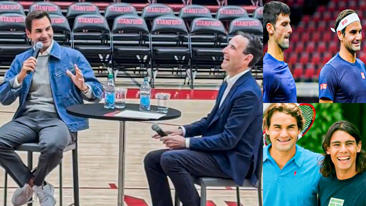 Federer Talks about Sharing a Room with Djokovic & Nadal - Makes the Crowd Laugh Stanford Event 2026
