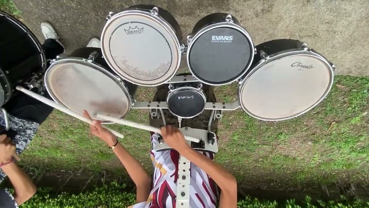 Paradiddle Parade Cadence - Multitenor (Quad Drums)