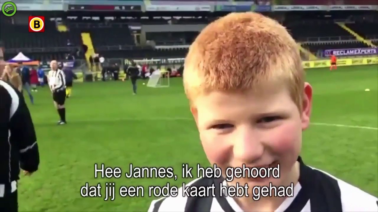 Jannes krijgt rood!