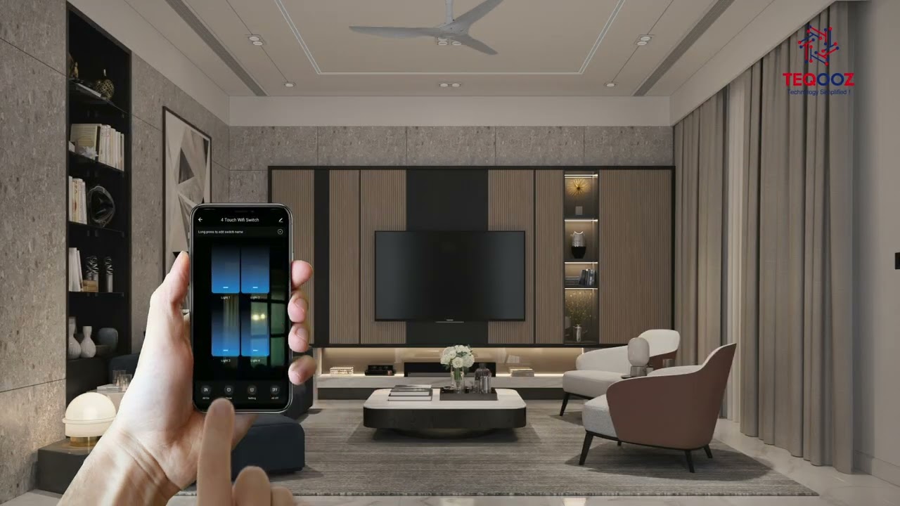 Teqooz Smart Retrofit Modules - Automation without changing switches or wires