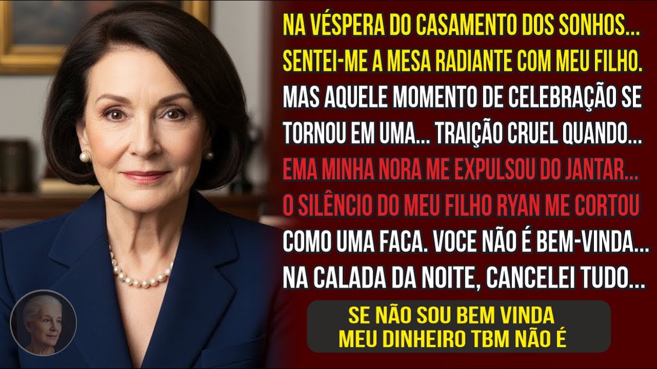 Minha nora me EXPULSOU do jantar: Como eu Estava pagando    CANCELEI TUDO e acabei com o casamento!