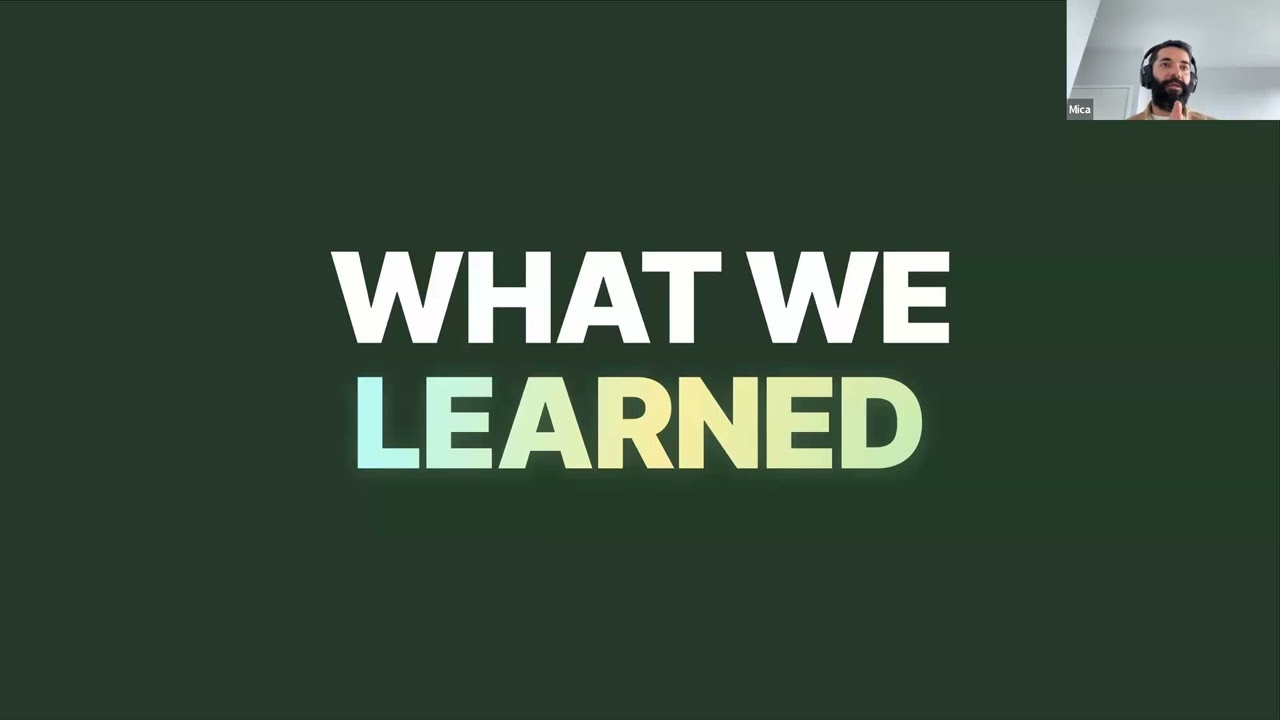 Sidebar Speaker Series: Building AI That Augments Humans (Not Replaces Them) with Micael Oliveira