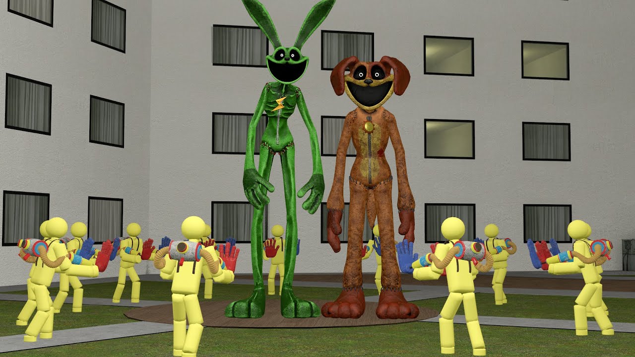 THE HOPPY HOPSCOTCH AND DOGDAY were friends, but something went wrong... (Garry's Mod)